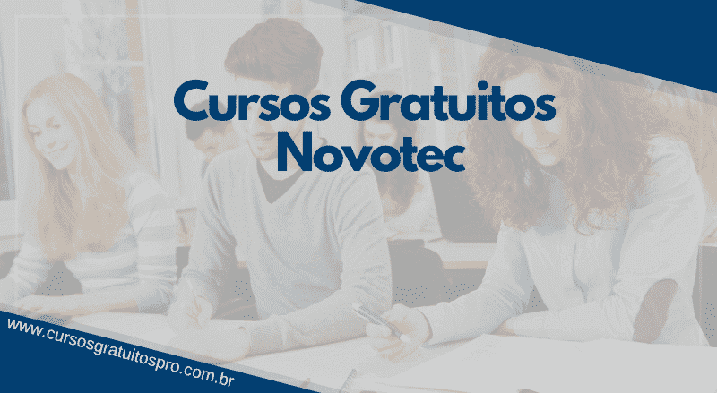 Ingresse em um dos Cursos Gratuitos Novotec