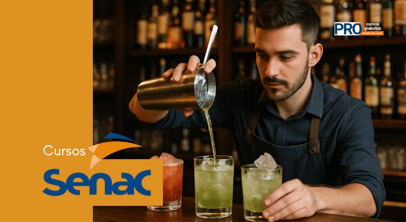 Curso de bartender Senac Curitiba! Aprenda habilidades únicas!